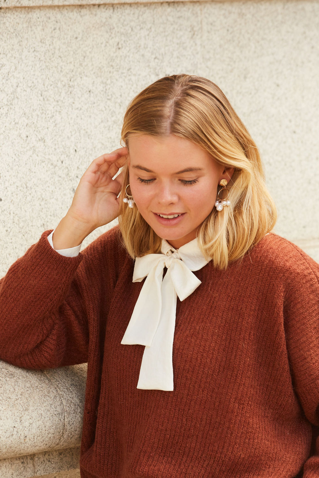 Juliette Terra Cotta Pullover