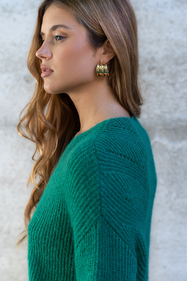 Colette Turtle Green Pull Mohair