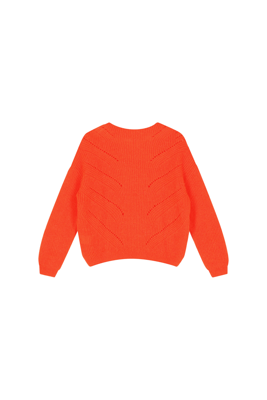 Colette Neon Orange  Pull Mohair