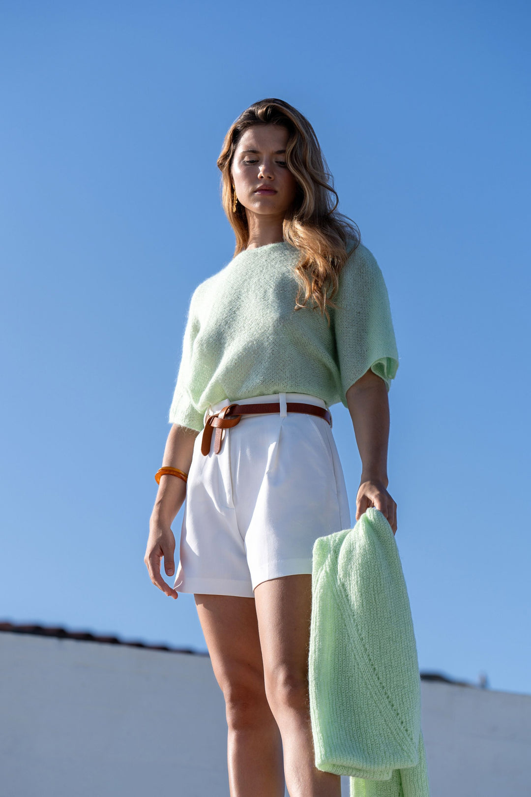 Leonie Pistachio Sweatshirt