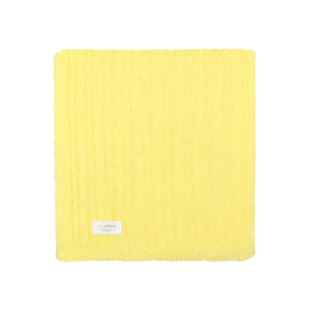 Charlotte Squeeze Lemon Sjaal mohair