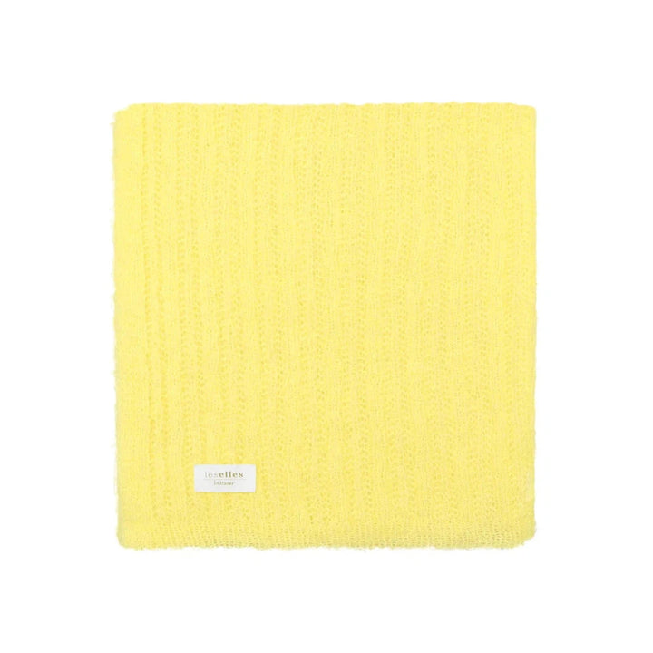 Charlotte Squeeze Lemon Sjaal mohair