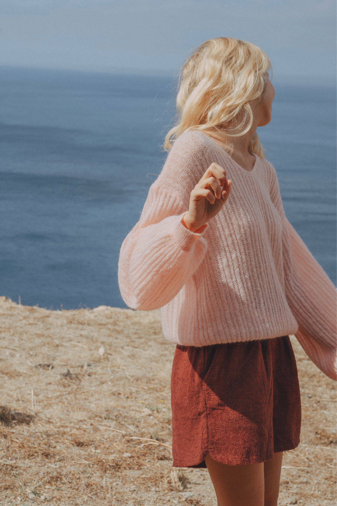 Delphine Cloud Pink Pullover