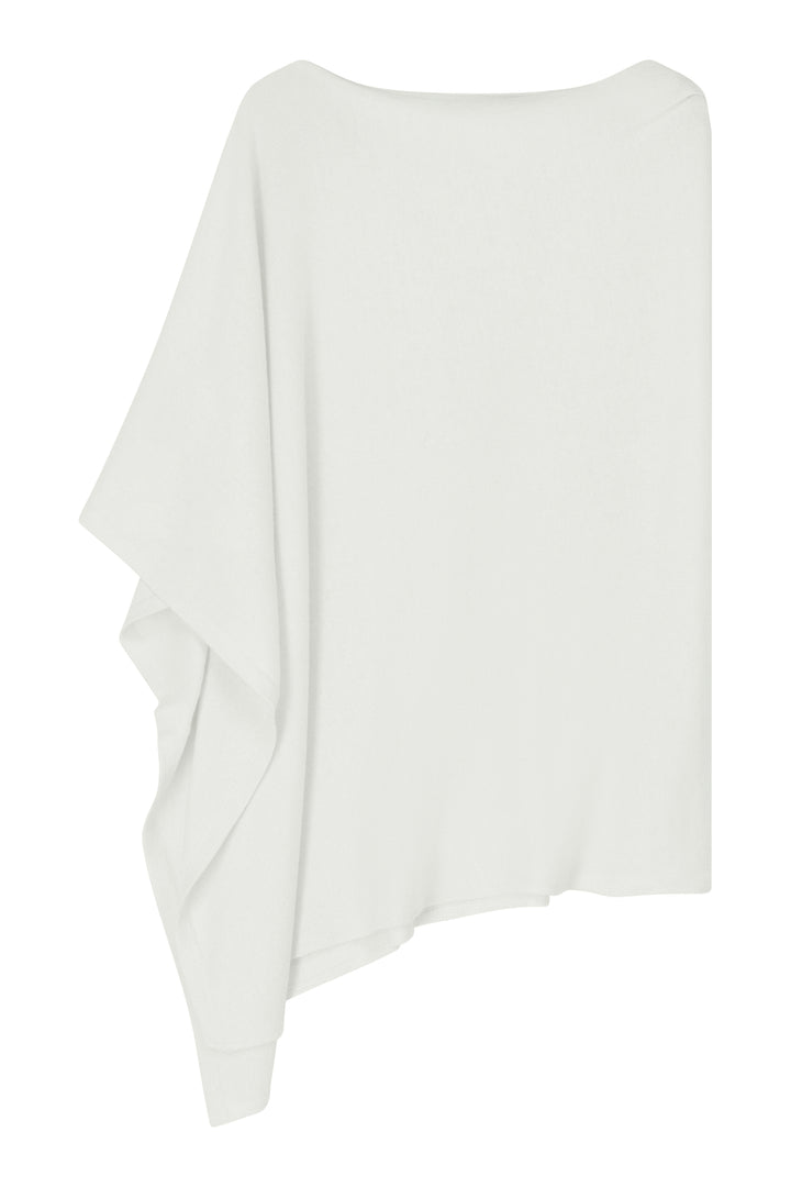 Aline poncho milk cashmere